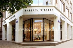 Фото общего плана Вывески для бутика одежды Fabiana Filippi